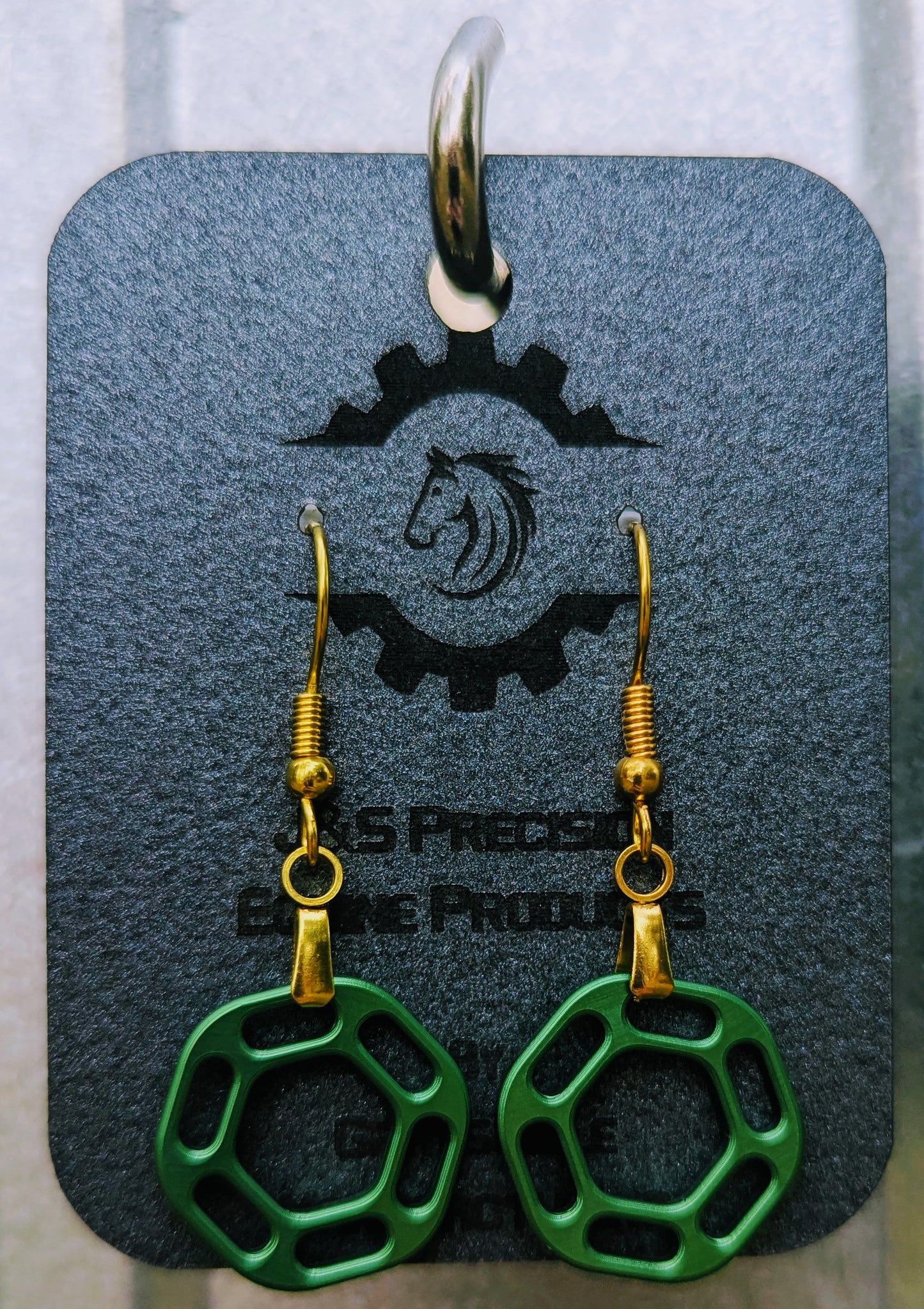 J&S Hex Hackamore Earrings