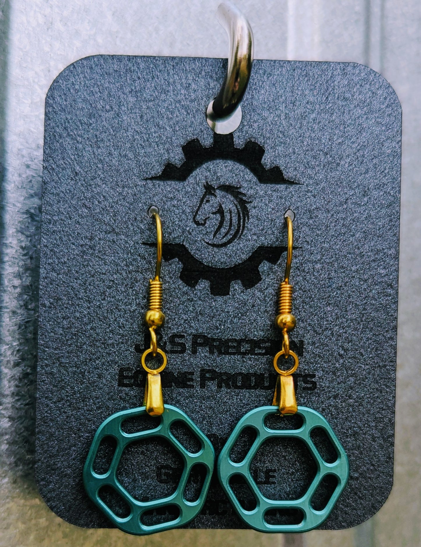 J&S Hex Hackamore Earrings