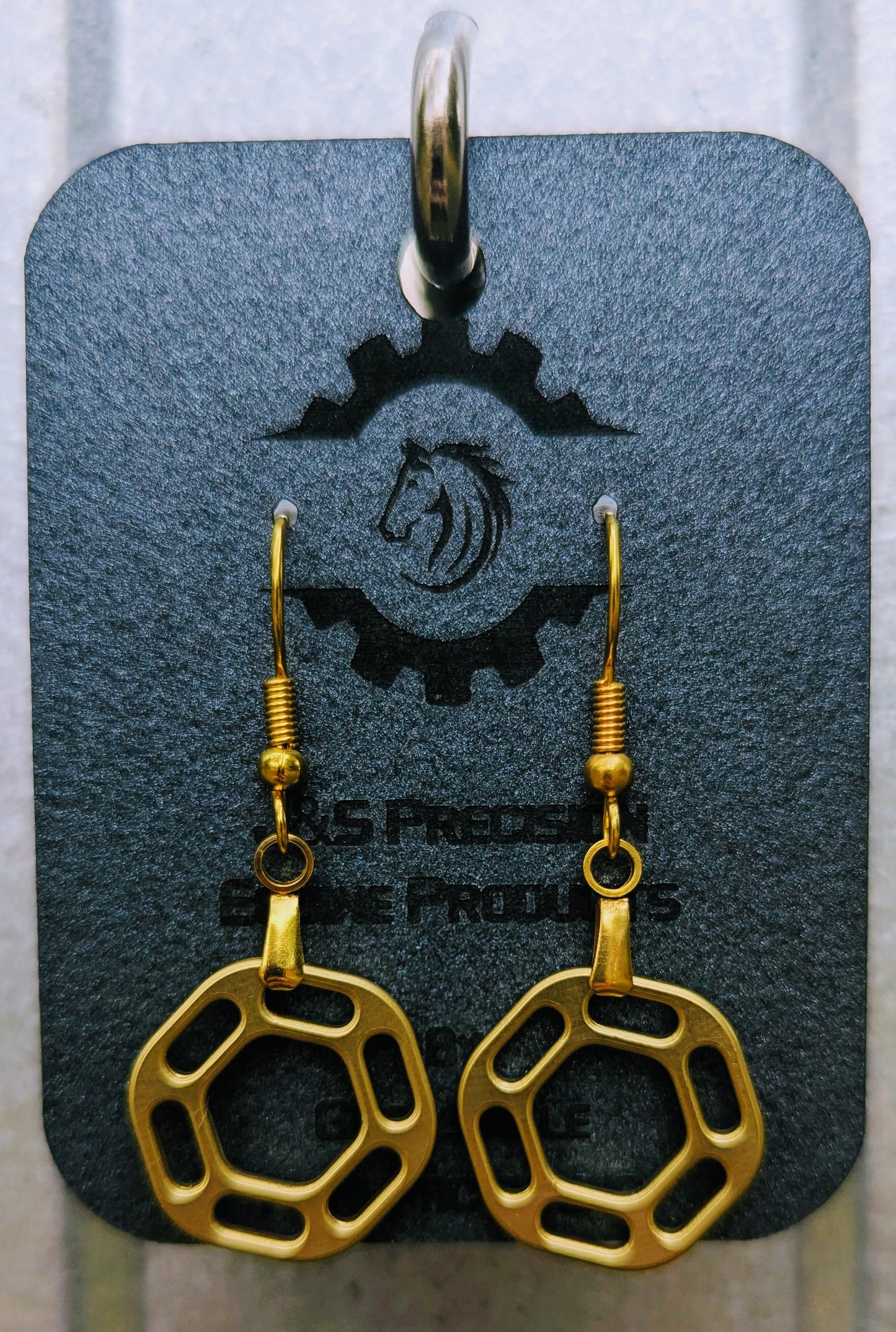J&S Hex Hackamore Earrings