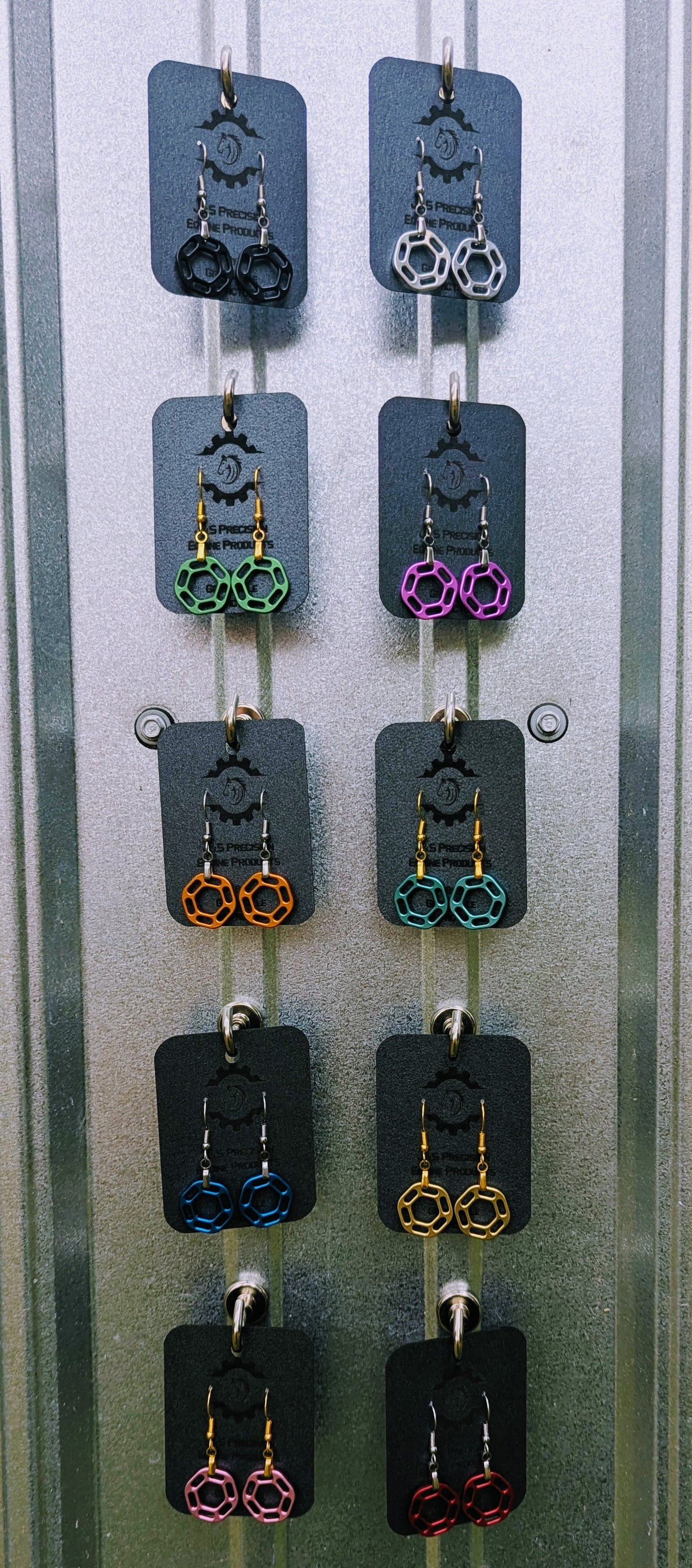 J&S Hex Hackamore Earrings
