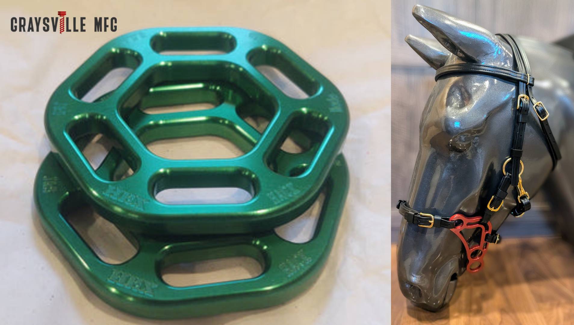Hex Hack Hackamore Bridle vs. Hex Hack – Custom Bitless Tack from Graysville MFG