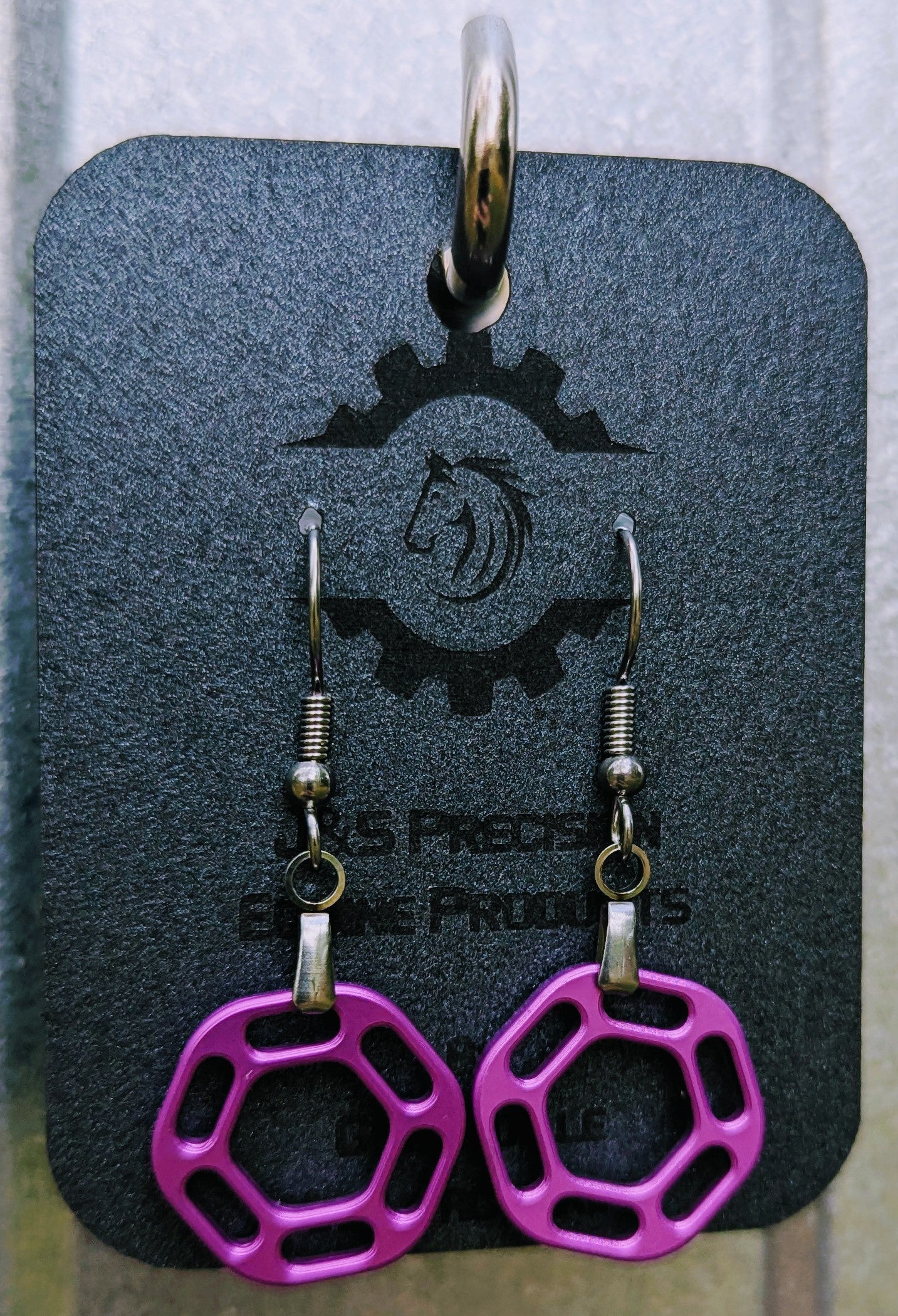 J&S Hex Hackamore Earrings